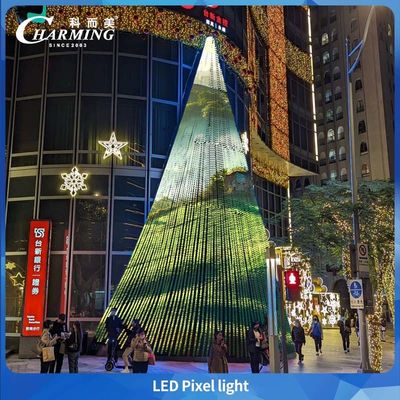2025 Produk Populer Pixel Light SMD3535 Dengan PC Shell + Transparent Surface Shell Untuk Bangunan Seperti Cahaya Pohon Natal