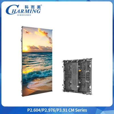 P3.91 500x1000mm Tampilan Sewa Dinding Video LED Paduan Aluminium