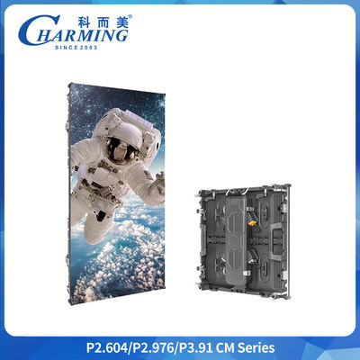 Outdoor LED Rental screen Aluminium Alloy Cabinet IP65 7680Hz Menghemat energi berbagai bentuk