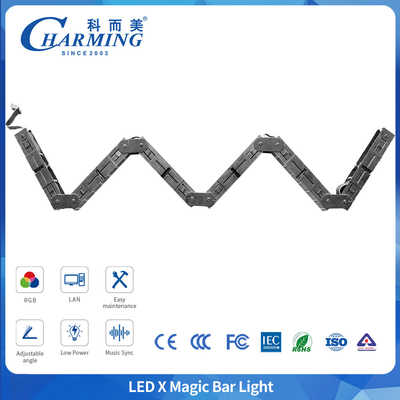 DVI Control RGB Fleksibel Led Magic Bar Light Untuk Hotel Hiburan Lobby Dekorasi