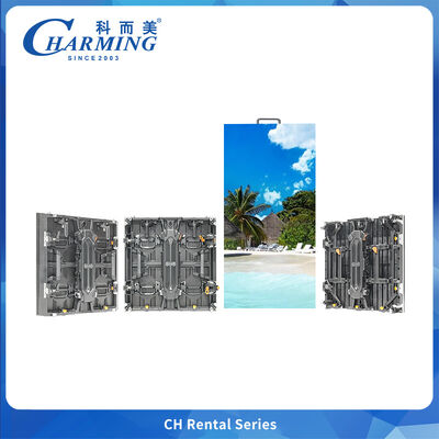 IP65 Outdoor LED Screen Cabinet 500x500mm 15m Tinggi Angkat Pemeliharaan Depan untuk Stage Sewa