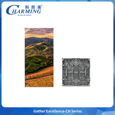 Penjualan Hot Indoor LED Display Screen Full Color Menghemat Kecerahan Resolusi Custom