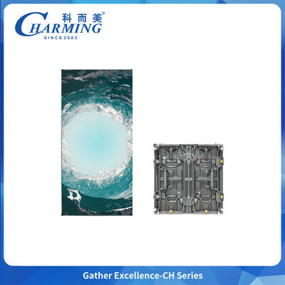 CH-Pro Series Indoor P2.604 Fine Pitch Flexible LED Cabinet 140 Degree Wide Angle untuk Retail Mewah