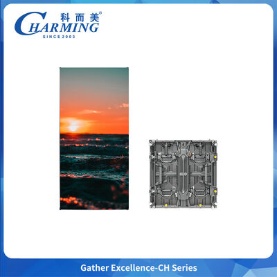 Outdoor Curved LED Cabinet P3.91 4000nits Arc Lock System untuk Concave Convex Stage Background